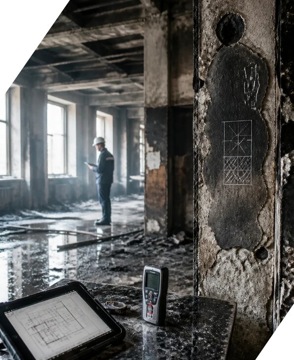 Обследование зданий после пожара в Лыткарине от 15365 р. | ЭкспертизаРоссия